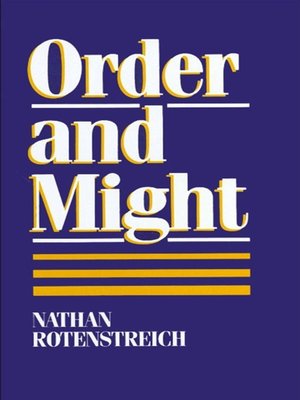 cover image of Order and Might